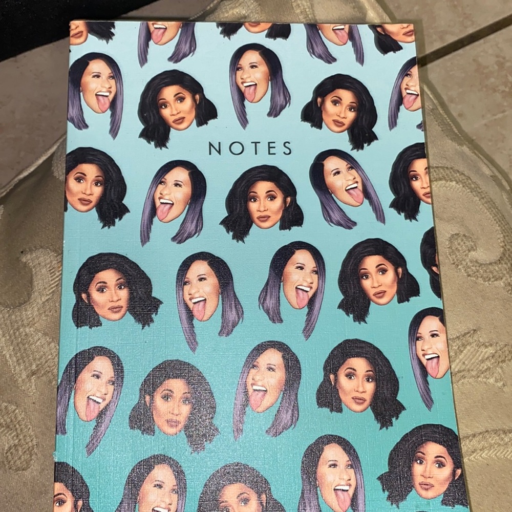 Cardi B notebook